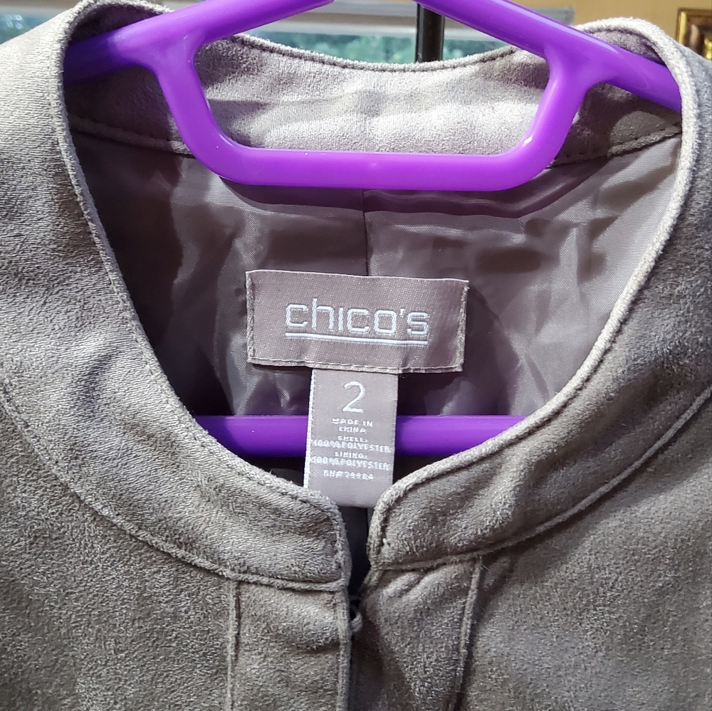 Chico's Silver Grey Blazer "CLEARANCE"